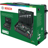 Bosch Set valigetta porta attrezzi con ruote, 119 pezzi, Set di strumenti Nero