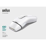 Braun Silk-expert Pro 5, Epilatore a Luce Pulsata Donna, Design Edition Con Custodia Da Viaggio - Bianco, Rimozione dei capelli bianco/Argento
