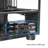 Chieftec CI-03B-OP, Alloggio a cubo Nero