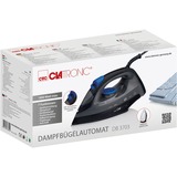 Clatronic DB 3703, Ferro da stiro Nero/Blu