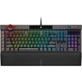 Corsair K100 RGB Optical-Mechanical Gaming tastiera USB QWERTZ Tedesco Nero Nero, Full-size (100%), USB, Interruttore a chiave opto-meccanico, QWERTZ, LED RGB, Nero