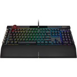 Corsair K100 RGB Optical-Mechanical Gaming tastiera USB QWERTZ Tedesco Nero Nero, Full-size (100%), USB, Interruttore a chiave opto-meccanico, QWERTZ, LED RGB, Nero