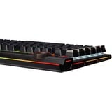 Corsair K100 RGB Optical-Mechanical Gaming tastiera USB QWERTZ Tedesco Nero, Tastiera da gioco Nero, Full-size (100%), USB, Interruttore a chiave opto-meccanico, QWERTZ, LED RGB, Nero