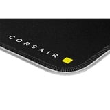 Corsair MM700 RGB Tappetino per mouse per gioco da computer Nero Nero, Nero, Monocromatico, Gomma, Alimentazione USB, Barra appoggiaferro antiscivolo, Tappetino per mouse per gioco da computer