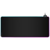 Corsair MM700 RGB Tappetino per mouse per gioco da computer Nero, Gioco mouse pad Nero, Nero, Monocromatico, Gomma, Alimentazione USB, Barra appoggiaferro antiscivolo, Tappetino per mouse per gioco da computer