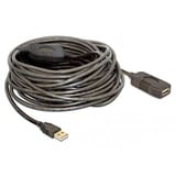 DeLOCK Cavo di prolunga attivo USB 2.0, spina USB-A > presa USB-A Nero