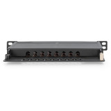 Digitus Pannello patch slim CAT 6A, classe EA, 8 porte, Patch Panel Nero