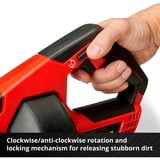 EINHELL Power X-Change Akku-Rohr-Reinigungsgerät TE-DA 18/760 Li-Solo, 18Volt, Dispositivo di pulizia del tubo rosso/Nero