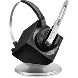 EPOS | Sennheiser | SENNHEISER IMPACT DW Office PHONE - EU Auricolare Wireless A clip, A Padiglione, Passanuca Ufficio Nero, Argento Nero, Wireless, Ufficio, 150 - 6800 Hz, 50 g, Auricolare, Nero, Argento