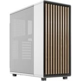 Fractal Design North Chalk White, Chassis Tower bianco/legno