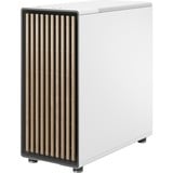Fractal Design North Chalk White, Chassis Tower bianco/legno