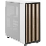 Fractal Design North Chalk White, Chassis Tower bianco/legno