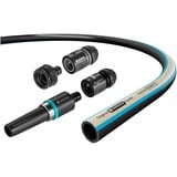GARDENA Tubo EcoLine 13mm (1/2"), 20 metri, con parti del sistema, Tubo flessibile Nero/Beige