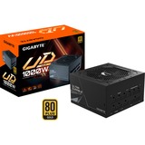 GIGABYTE UD1000GM alimentatore per computer 1000 W 20+4 pin ATX Nero Nero, 1000 W, 100 - 240 V, 50/60 Hz, 15 - 6.5 A, Attivo, 125 W