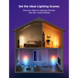 Govee Lampada da terra 2, Luce LED Nero