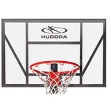 HUDORA 71646 impianto per pallacanestro Portatile Rettangolare Acrilico, Stand di pallacanestro Nero/trasparente, Portatile, Rettangolare, Acrilico