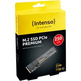 Intenso M.2 SSD PCIe Premium 250 GB PCI Express 3.0 NVMe 250 GB, M.2, 2100 MB/s