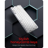 KeySonic KSK-5020BT-S argento/Bianco