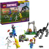 LEGO Fortnite 77075 Campo di Bananita e Starter, Gioco con 2 Personaggi, Falò e 3 Minifigure, Regalo da Gaming per Bambini 7+, Giochi di costruzione Gioco con 2 Personaggi, Falò e 3 Minifigure, Regalo da Gaming per Bambini 7+, Set da costruzione, 7 anno/i, Plastica, 250 pz, 291 g