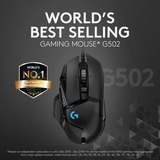 Logitech G502 HERO, Mouse da gioco Nero