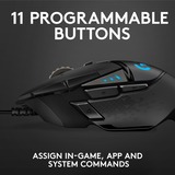 Logitech G502 HERO, Mouse da gioco Nero