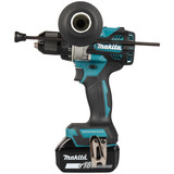 Makita Trapano avvitatore a percussione a batteria DHP492RTJ, 18Volt, Cordless blu/Nero