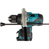 Makita Trapano avvitatore a percussione a batteria DHP492RTJ, 18Volt, Cordless blu/Nero
