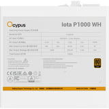 Ocypus Iota P1000 White, Alimentatore PC bianco