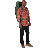Osprey Kestrel 58, Zaino verde oliva