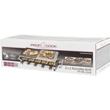 ProfiCook Raclette-Grill PC-RG 1144 accaio/Nero