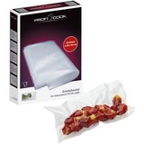 ProfiCook Sacchetti per sottovuoto 28cm x 40cm, 50 pezzi, Pellicola per polvere trasparente