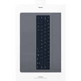 Samsung Tastiera Pro, Custodia protettiva grigio, QWERTZ, Tedesco, Touchpad, Samsung, Galaxy Tab S11 Ultra, Grigio