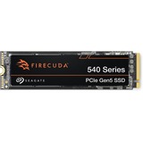 Seagate FireCuda 540 1 TB M.2 PCI Express 5.0 NVMe 3D TLC, Disco a stato solido 1 TB, M.2, 9500 MB/s