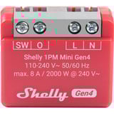 Shelly 1PM Mini Gen4, Relè rosso