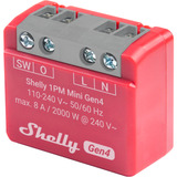 Shelly 1 PM Mini Gen4 rosso