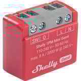Shelly 1 PM Mini Gen4, Relè rosso