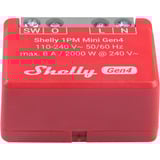 Shelly 1 PM Mini Gen4, Relè rosso