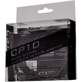 SilverStone CP10 0,5 m Cavi di alimentazione interni Nero, 0,5 m, Slimline SATA a 6 pin, Maschio, Maschio, Nero