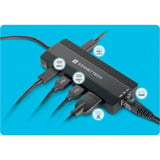 Sonnet Echo 6 USB-C Multi Hub, Docking station Nero