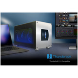 Sonnet eGPU Breakaway Box 850T5 Thunderbolt 5, Housing argento