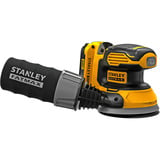 Stanley Levigatrice rotorbitale a batteria, 18 Volt, Levigatrice orbitale casuale Nero/Giallo