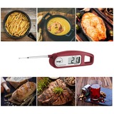 TFA Thermo Jack termometro per cibo -40 - 250 °C Digitale rosso, CR2032, 3 V, 116 mm, 20 mm, 38 mm, 39 g