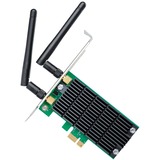 TP-Link Archer T4E Interno WLAN 867 Mbit/s, Adattatore Wi-Fi Interno, Wireless, PCI Express, WLAN, 867 Mbit/s, Nero, Verde