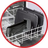 Tefal GC3050 Griglia di contatto, Come contattare con grill argento/Nero, Nero, Metallico, Titanio, Acciaio inox, Rettangolare, Piastra, 600 cm², Coperchio incernieriato, Coperchio di chiusura