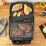 Tefal Ultra Compact 600 Classic GC3050, Come contattare con grill argento/Nero, Nero, Metallico, Titanio, Acciaio inossidabile, Rettangolare, Piastra, 600 cm², Coperchio incernieriato, Coperchio di chiusura