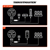 Thrustmaster T248R Carbonio USB Sterzo + Pedali Analogico/Digitale PC, PlayStation 4, PlayStation 5, Volante Nero, Sterzo + Pedali, PC, PlayStation 4, PlayStation 5, Pulsante Modalità, Pulsante Menu, D-pad, Analogico/Digitale, Hybrid drive, Cablato