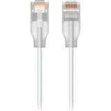 Ubiquiti UACC-Cable-Patch-EL-3M-W, Cavo bianco/trasparente