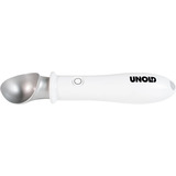 Unold 488990 cucchiaio porzionatore per gelato 4 mm bianco, Porzionatore per gelato, Plastica, Acciaio inox, Bianco, Foro di sospensione, 210 mm, 4 mm