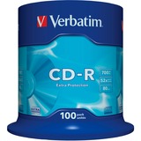 Verbatim CD-R Extra Protection 700 MB 100 pz 52x, CD-R, 120 mm, 700 MB, Scatola per torte, 100 pz