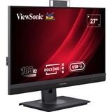 ViewSonic VG Series VG2757V-2K LED display 68,6 cm (27") 2560 x 1440 Pixel Quad HD Nero, Monitor LED Nero (opaco)/grigio, 68,6 cm (27"), 2560 x 1440 Pixel, Quad HD, LED, 5 ms, Nero